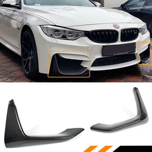 Load image into Gallery viewer, Brand New 2015-2019 BMW F80 M3 &amp; BMW F82 F83 M4 Real Carbon Fiber FRONT BUMPER SPLITTERS LIP