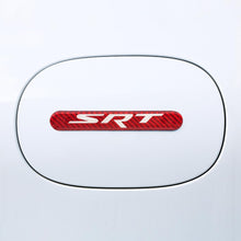 Load image into Gallery viewer, Brand New 1PCS SRT Real Carbon Fiber Red Car Trunk Side Fenders Door Badge Scratch Guard Sticker