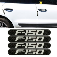 Load image into Gallery viewer, Brand New 4PCS F150 Real Carbon Fiber Black Car Trunk Side Fenders Door Badge Scratch Guard Sticker