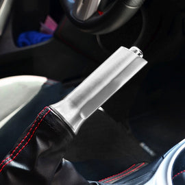 Brand New 1PCS Silver Aluminum Car Handle Hand Brake Sleeve Universal Cover For Universal