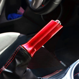 Brand New 1PCS Red Aluminum Car Handle Hand Brake Sleeve Universal Cover For Universal