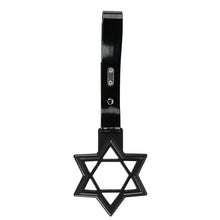 Load image into Gallery viewer, Brand New Hexagram Shaped Black JDM TSURIKAWA Subway Bus Black Handle Strap Charm Drift