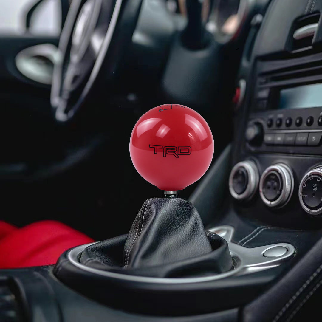 Brand New TRD Red Ball Round Shift knob 6 Speed For TOYOTA Brand New TRD Red Ball Round Shift knob 6 Speed For TOYOTA