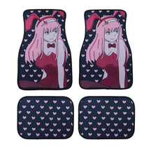 Load image into Gallery viewer, Brand New 4PCS UNIVERSAL ANIME GIRLS Racing Fabric Car Floor Mats Interior Carpets