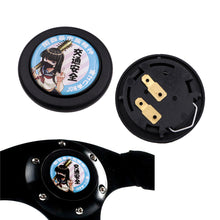 Load image into Gallery viewer, Brand New Universal Anime Hentai Car Horn Button Black Steering Wheel Center Cap