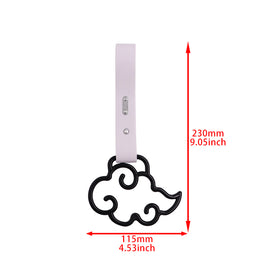 Brand New Cloud Handle Black JDM TSURIKAWA Ring Subway Train Bus Black Handle Strap Charm Drift