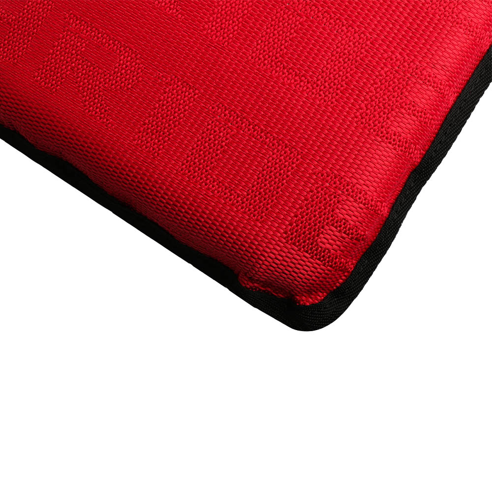 BRAND NEW BRIDE Gradation Fabric Car Armrest Pad Cover Center Console Box Cushion Mat Red