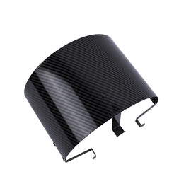 Brand New Universal Air Intake Carbon Fiber Filter Heat Shield Cover Stainless Steel Fits For 2.5