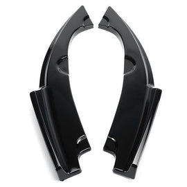 BRAND NEW 2016-2021 Honda Civic 4DR 2PCS Glossy Black Rear Side Diffuser Bumper Lip Kit