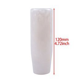 Brand New 12CM Universal Pearl Long White Stick Manual Car Gear Shift Knob Shifter M8 M10 M12