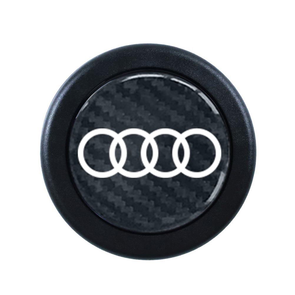Brand New Universal Audi Car Horn Button Black Steering Wheel Horn Button Center Cap
