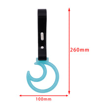 Load image into Gallery viewer, Brand New Moon Teal Glows in Dark JDM TSURIKAWA Ring Subway Train Bus Handle Strap Charm Drift