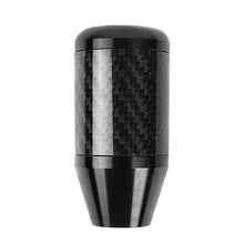 Load image into Gallery viewer, Brand New Universal Mitsubishi Black Real Carbon Fiber Racing Gear Stick Shift Knob For MT Manual M12 M10 M8
