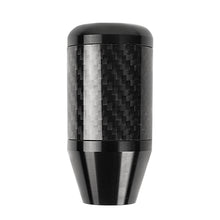 Load image into Gallery viewer, Brand New Universal Mitsubishi Black Real Carbon Fiber Racing Gear Stick Shift Knob For MT Manual M12 M10 M8