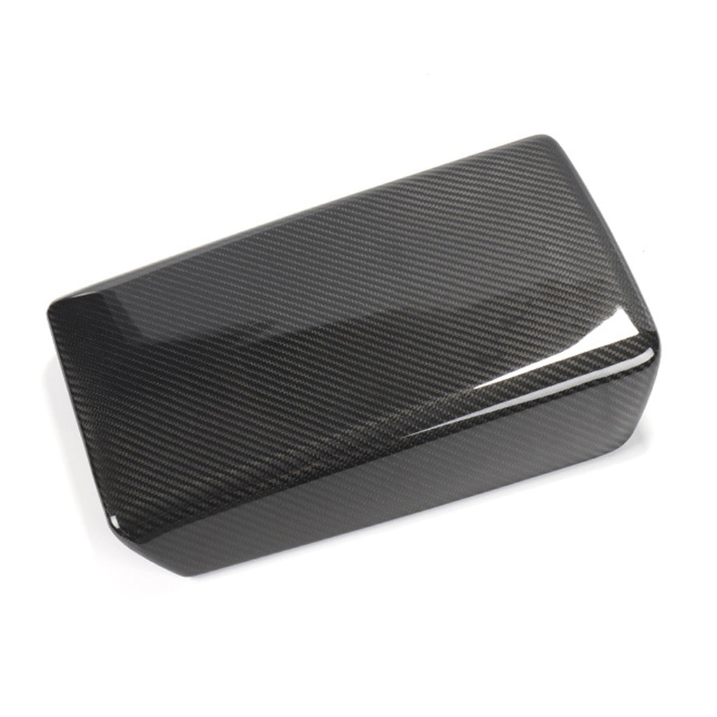 Brand New Real Carbon Fiber Center Console Armrest Box Cover For 2017-2025 Tesla Model 3 & Model Y