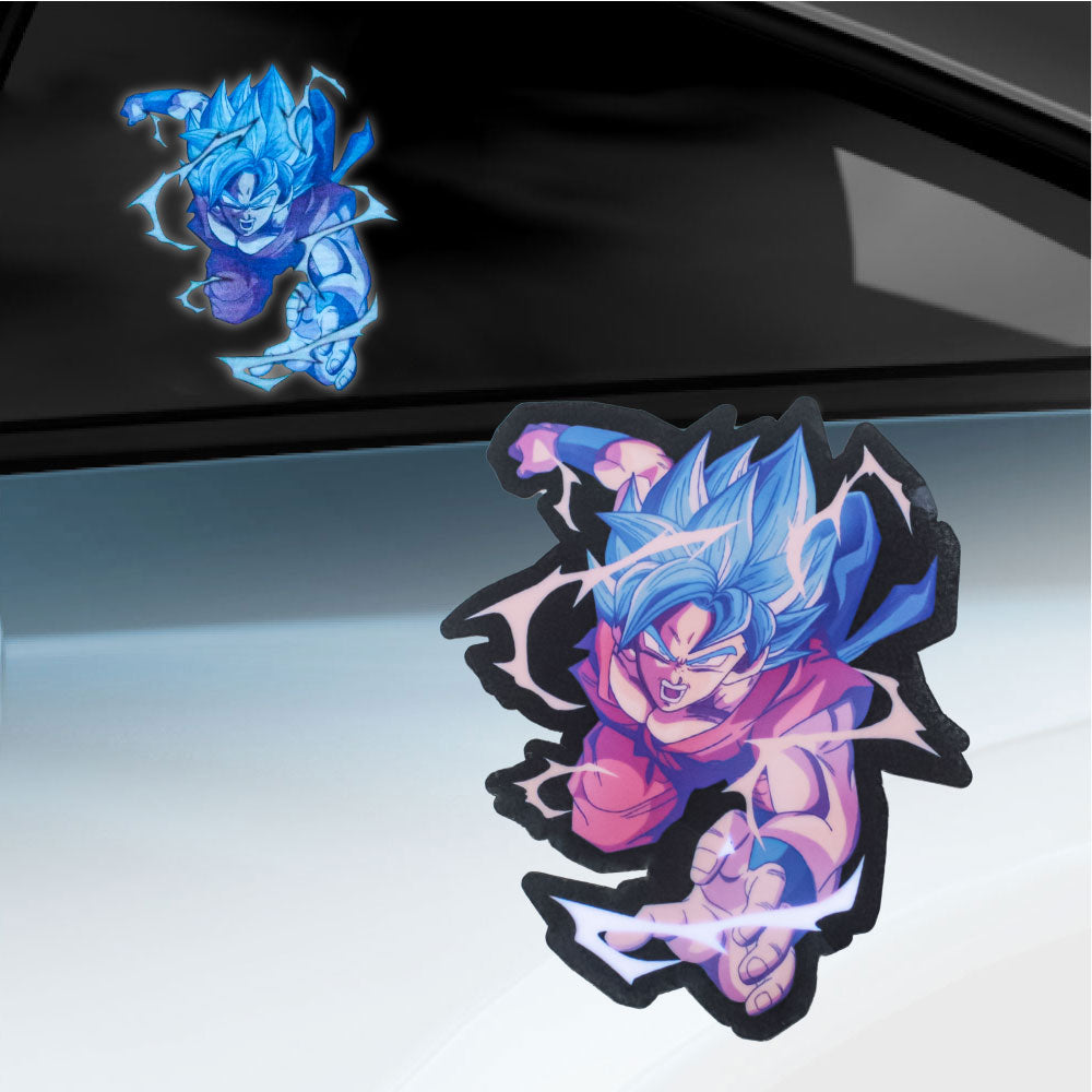 BRAND NEW DRAGON BALL Z GOKU JDM Glow Panel Electric Lamp Interior LED Light Sticker Window Flashing