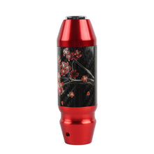 Load image into Gallery viewer, Brand New Universal Sakura Flower Real Carbon Fiber Red Aluminum Automatic Transmission Racing Gear Shift Knob