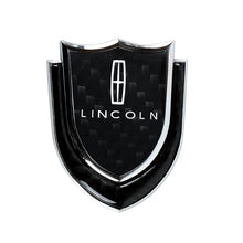 Load image into Gallery viewer, BRAND NEW LINCOLN 1PCS Metal Real Carbon Fiber VIP Luxury Car Emblem Badge Decals