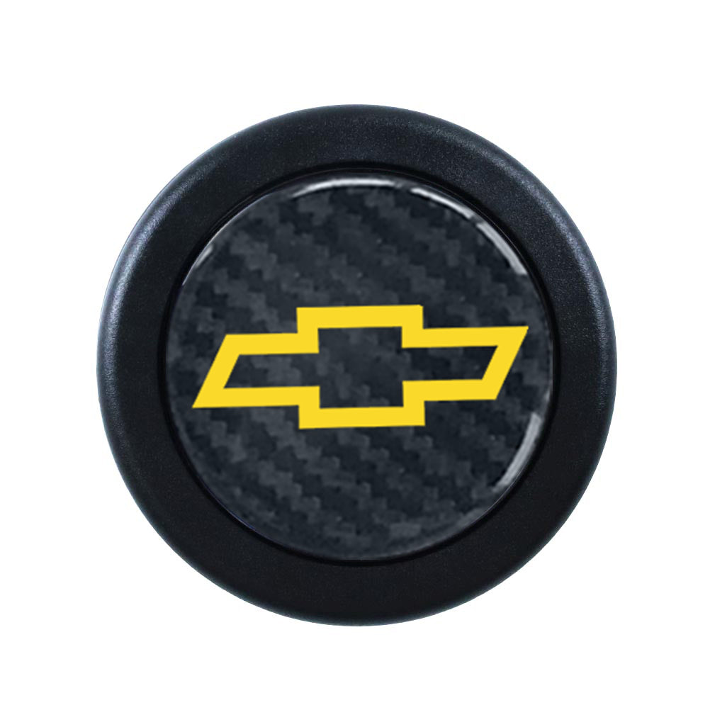 Brand New Universal Chevrolet Car Horn Button Black Steering Wheel Horn Button Center Cap