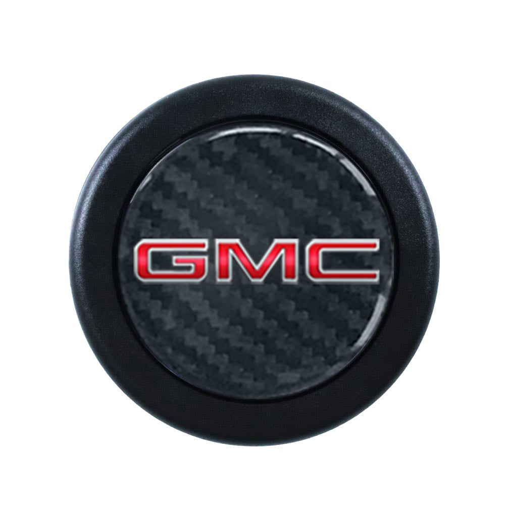 Brand New Universal GMC Car Horn Button Black Steering Wheel Horn Button Center Cap