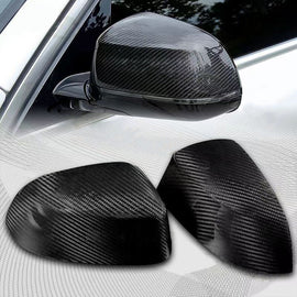 Brand New BMW X3 X4 X5 X6/F15 F16 F25 F26 Real Carbon Fiber Side View Mirror Cover Caps