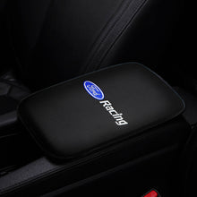 Load image into Gallery viewer, BRAND NEW UNIVERSAL Ford Racing Car Center Console Armrest Cushion Mat Pad Cover Embroidery