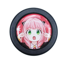 Load image into Gallery viewer, Brand New Universal Anime Hentai Car Horn Button Black Steering Wheel Center Cap