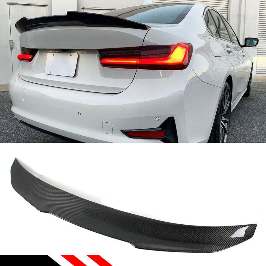 BRAND NEW 2019-2024 BMW 320i 330i M340i G20 PSM Type Real Carbon Fiber Rear Trunk Spoiler