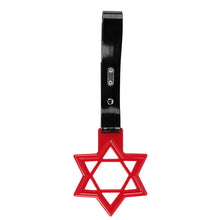 Load image into Gallery viewer, Brand New Hexagram Shaped Red JDM TSURIKAWA Subway Bus Black Handle Strap Charm Drift
