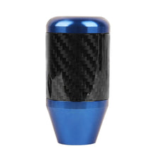 Load image into Gallery viewer, Brand New Universal Mitsubishi Blue Real Carbon Fiber Racing Gear Stick Shift Knob For MT Manual M12 M10 M8