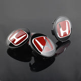 BRAND NEW 4PCS JDM RED H HONDA WHEEL RIM CENTER CAPS HUBS COVER 69MM (2 3/4