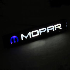 BRAND NEW 1PCS MOPAR NEW LED LIGHT CAR FRONT GRILLE BADGE ILLUMINATED DECAL STICKER