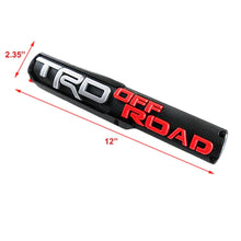 Load image into Gallery viewer, BRAND NEW 2PCS UNIVERSAL 3D TRD OFF ROAD Side Fender Front Door Badge Logo Nameplate Emblem