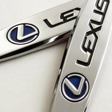 Load image into Gallery viewer, BRAND NEW UNIVERSAL 2PCS LEXUS 3D METAL EMBLEM BADGE STICKER