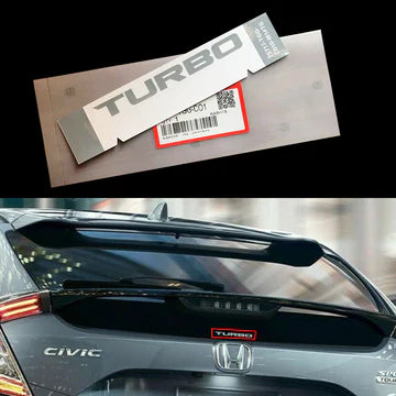 BRAND NEW GENUINE HONDA CDM TURBO WINDOW DECAL STICKER CIVIC TYPE R FK8 2016-2021 OEM