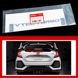 BRAND NEW GENUINE HONDA CDM VTEC TURBO WINDOW DECAL STICKER CIVIC TYPE R CTR FK8 2016-2021 OEM