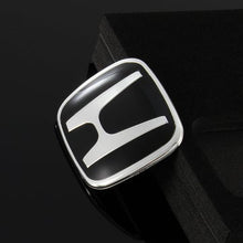 Load image into Gallery viewer, BRAND NEW JDM BLACK H EMBLEM FOR STEERING WHEEL CIVIC &amp; ACCORD 50MM X 40MM