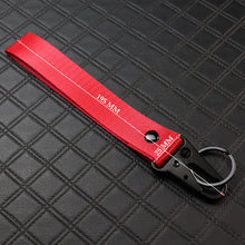 Load image into Gallery viewer, BRAND New JDM TRD Red Racing Keychain Metal key Ring Hook Strap Lanyard Universal