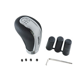 BRAND NEW UNIVERSAL 5 Speed Leather Momo Aluminum Manual Shift Knob Gear Stick Shifter Lever M8 M10 M12