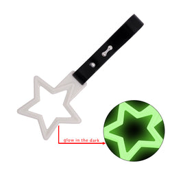 Brand New Glow in the Dark Star Handle Black JDM TSURIKAWA Ring Subway Train Bus Handle Strap Charm Drift