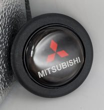 Load image into Gallery viewer, Brand New Universal Mitsubishi Car Horn Button Black Steering Wheel Center Cap