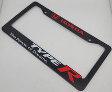 Load image into Gallery viewer, Brand New Universal 1PCS HONDA TYPE R ABS Plastic Black License Plate Frame Cover