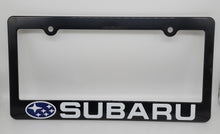 Load image into Gallery viewer, Brand New Universal 1PCS SUBARU ABS Plastic Black License Plate Frame Cover