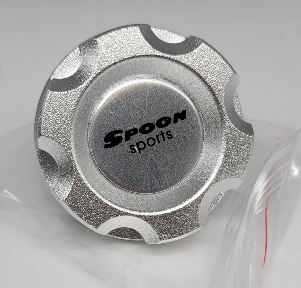 Brand New Jdm Silver Spoon Sports Engine Oil Cap Emblem For Honda / Acura