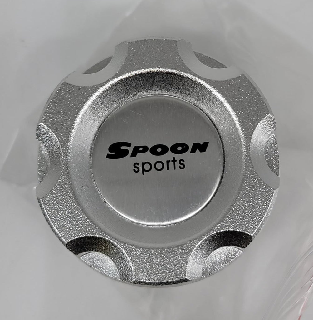 Brand New Jdm Silver Spoon Sports Engine Oil Cap Emblem For Honda / Acura