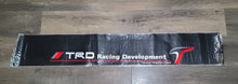 Load image into Gallery viewer, Brand New Universal 53&#39;&#39; TRD Racing Development Carbon Fiber Vinyl Front Window Windshield Banner Sticker Decal