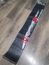 Brand New Universal 53'' Civic Type R Carbon Fiber Vinyl Front Window Windshield Banner Sticker Decal