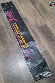 Brand New Universal 53'' Subaru STI Carbon Fiber Vinyl Front Window Windshield Banner Sticker Decal