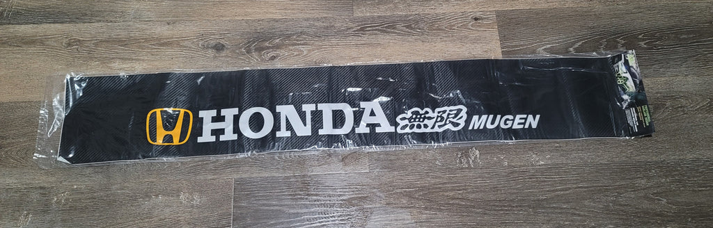 Brand New Universal 53'' Honda Mugen Carbon Fiber Vinyl Front Window Windshield Banner Sticker Decal