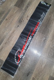 Brand New 53'' Powered By Honda Carbon Fiber Vinyl Front Window Windshield Banner Sticker Decal